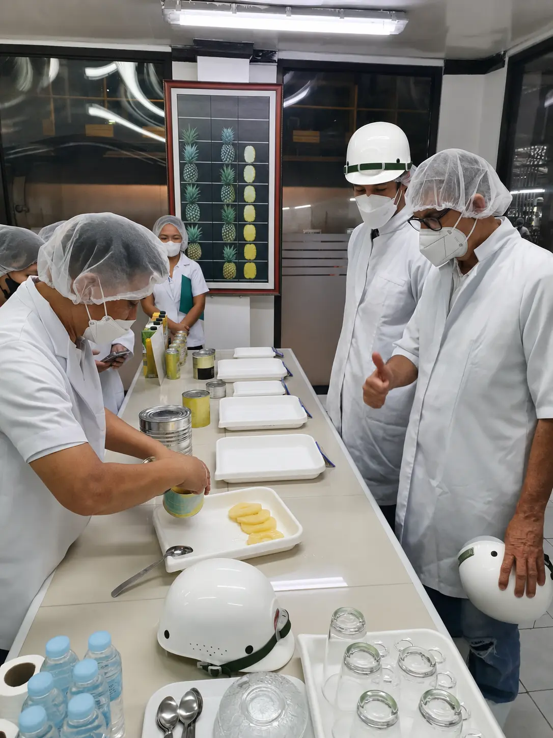 Product evaluation in a quality-control laboratory